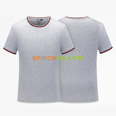 Customization Threaded Collar T Shirt Promotional Products