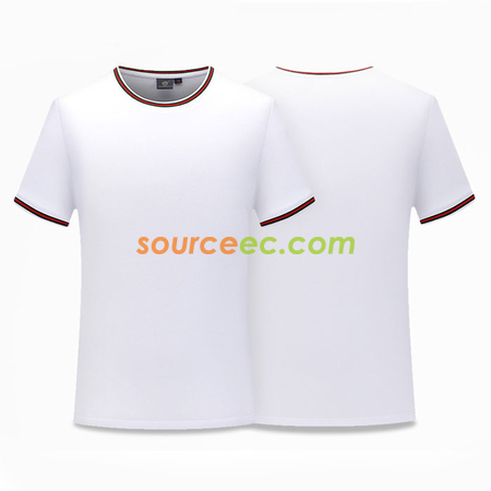 Customization Threaded Collar T Shirt Promotional Products