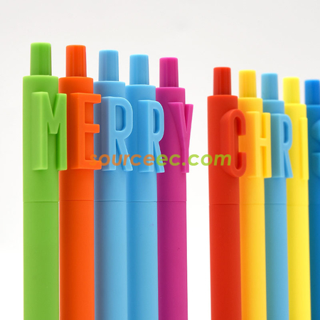 Customization ALPHA Press Gel Pen Promotional Products
