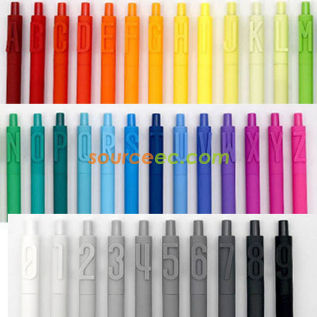 Customization ALPHA Press Gel Pen Promotional Products