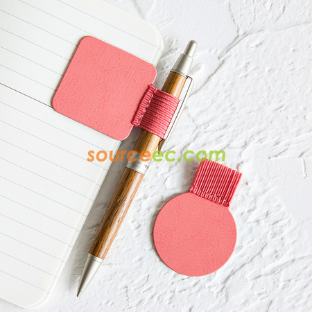 Customization Self-adhesive PU Pen Holder Promotional Products