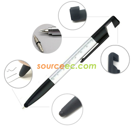 Customization 6 in 1 Multi-functional Pen Promotional Products
