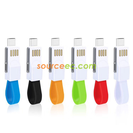 Customization 3 in 1 Keyring Charging Cable Promotional Products