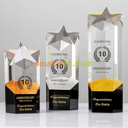 Customization Custom Star Trophy Promotional Products