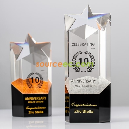 Customization Custom Star Trophy Promotional Products
