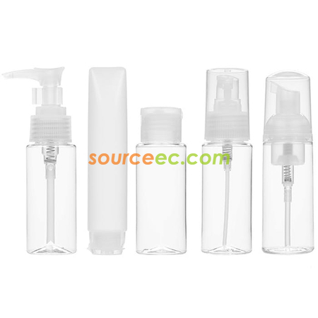 Customization Travel Bottles Kit in PVC Toiletries Pouch (Airline Approved Capacity) Promotional Products