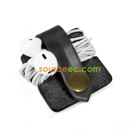 Customization Winder PU Cable Organizer Promotional Products