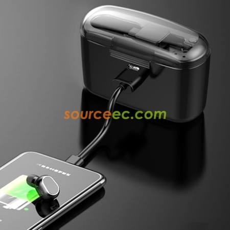Customization Portable Earphone with Portable Charging (2200mAh) Promotional Products