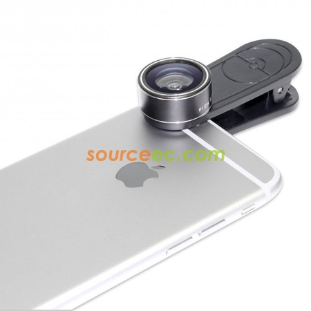 Customization 5 in 1 Mobile Camera Lens Set in Pouch Promotional Products