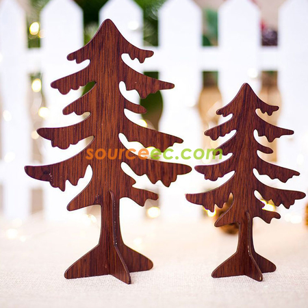 Customization Decorative Wooden Christmas Tree Promotional Products