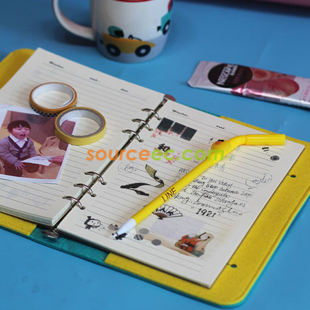 Customization A5 Loose-leaf Notebook with Pen Promotional Products