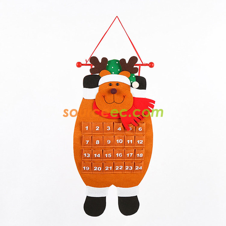 Customization Christmas Countdown Wall Calendar Promotional Products