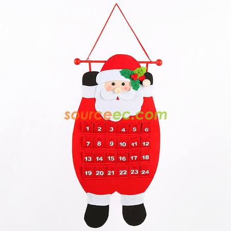 Customization Christmas Countdown Wall Calendar Promotional Products