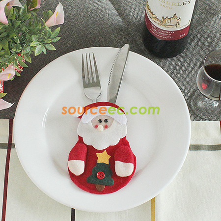 Customization Christmas Cutlery Set Cover Promotional Products