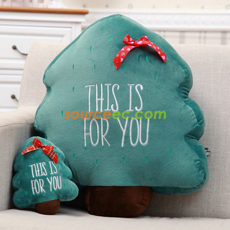 Customization Christmas Tree Cushion Promotional Products
