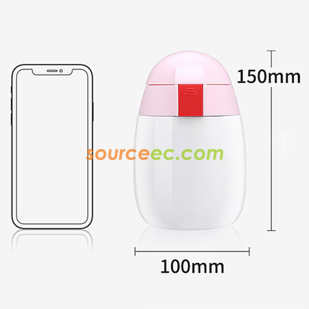 Customization 450ML Children Stainless Steel Thermal with Straw Promotional Products