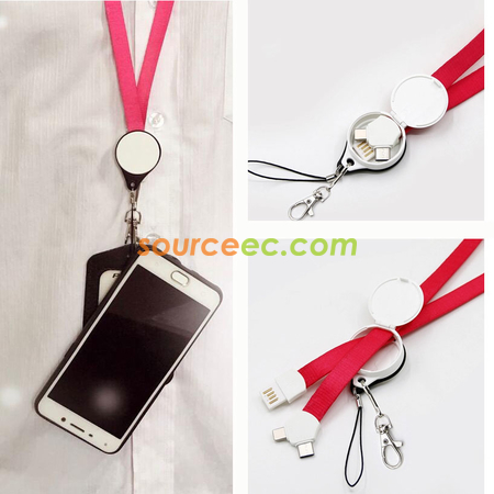 Customization Lanyard Charging Cable Promotional Products