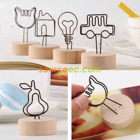 Customization Wood Memo Clip Promotional Products