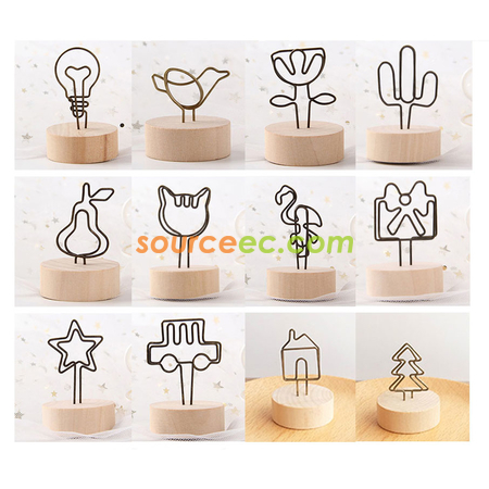 Customization Wood Memo Clip Promotional Products