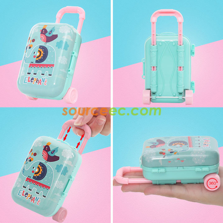 Customization Luggage-shape Tinplate Coin Purse Promotional Products