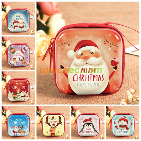 Customization Tin Plate Zipper Coin Purse Promotional Products