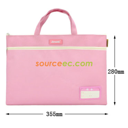 Customization Portable Two-zipper File Bag Promotional Products