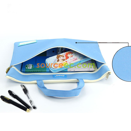 Customization Portable Two-zipper File Bag Promotional Products
