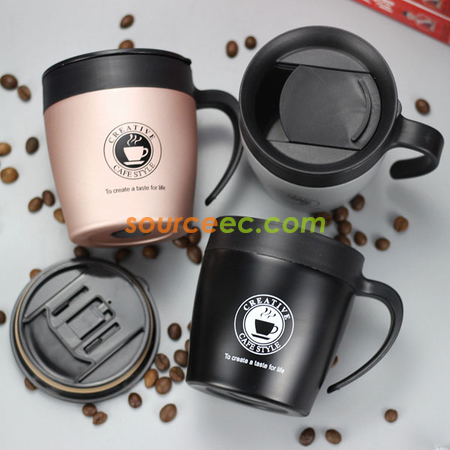 Customization 330ML Stainless Steel Mug with Handle Promotional Products