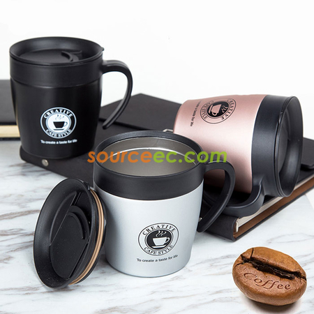 Customization 330ML Stainless Steel Mug with Handle Promotional Products