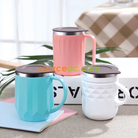 Customization 400ML Stainless Steel Mug with Handle Promotional Products