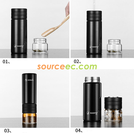 Customization 450ML Portable Thermal Mug with Infuser Promotional Products