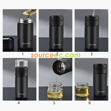 Customization 600ML Portable Thermal Mug with Infuser Promotional Products