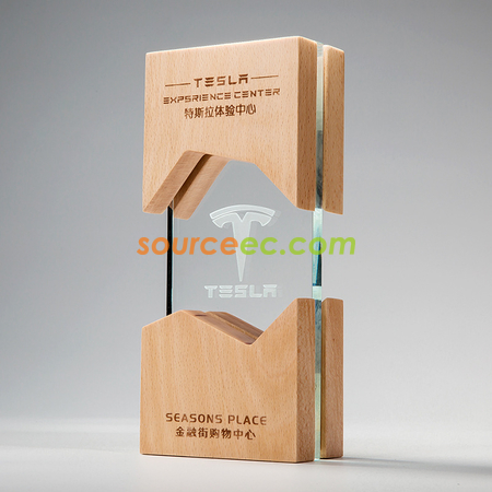 Customization Wooden Crystal Trophy Promotional Products