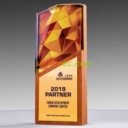 Customization Wooden Crystal Trophy Promotional Products