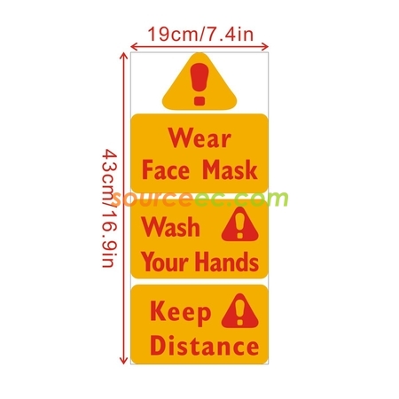 Customization Removable Cling Stickers Promotional Products