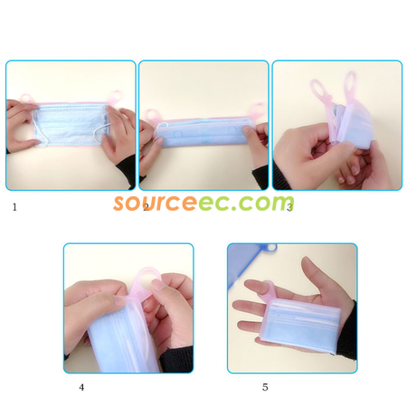 Customization Silicone Mask Storage Clip Promotional Products