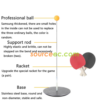 Customization Table Tennis Self Training Device Promotional Products