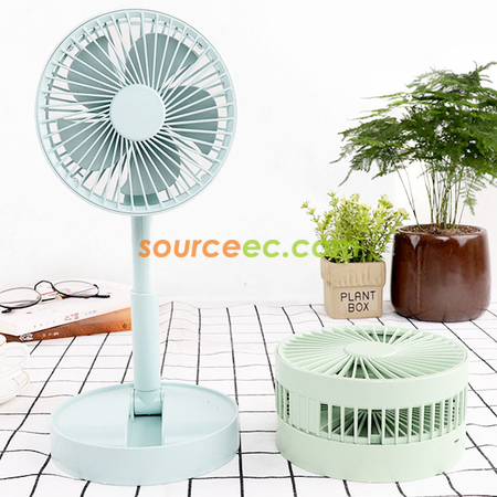 Customization Retractable Folding Charging Fan Promotional Products