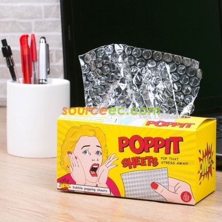 Customization Poppit Bubble Popping Sheets Stress Reliever Promotional Products
