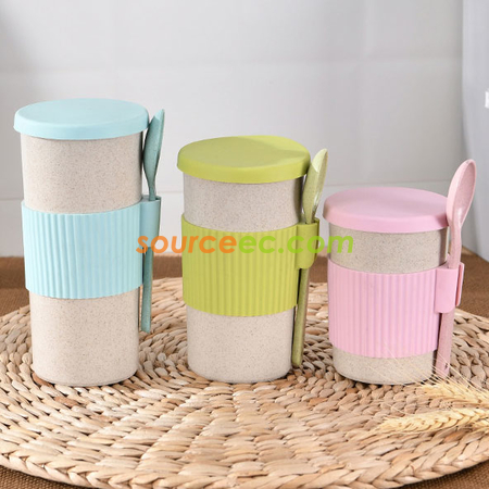 350ML Wheat Straw Coffee Cup