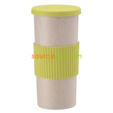 Customization 350ML Wheat Straw Coffee Cup Promotional Products