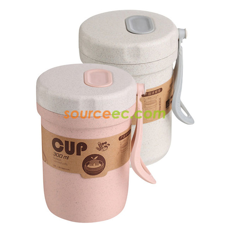 Customization 300ML Wheat Straw Soup Pot Promotional Products
