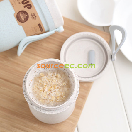 Customization 300ML Wheat Straw Soup Pot Promotional Products