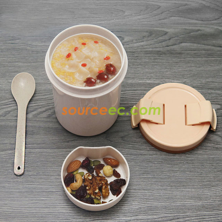 Customization 600ML Wheat Straw Soup Pot Promotional Products