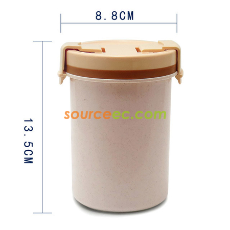 Customization 600ML Wheat Straw Soup Pot Promotional Products