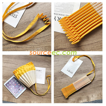 Customization Pleated-design Canvas Bag Promotional Products