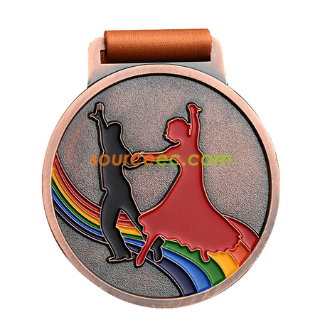 Customization Colorful Dance Competition Medal Promotional Products