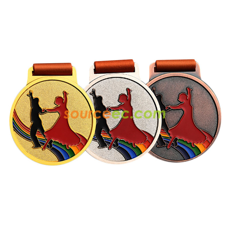 Customization Colorful Dance Competition Medal Promotional Products