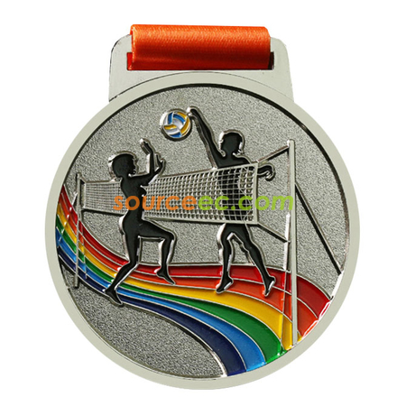 Customization Colorful Volleyball Medal Promotional Products