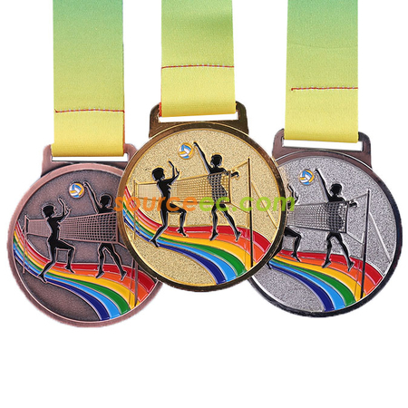 Customization Colorful Volleyball Medal Promotional Products